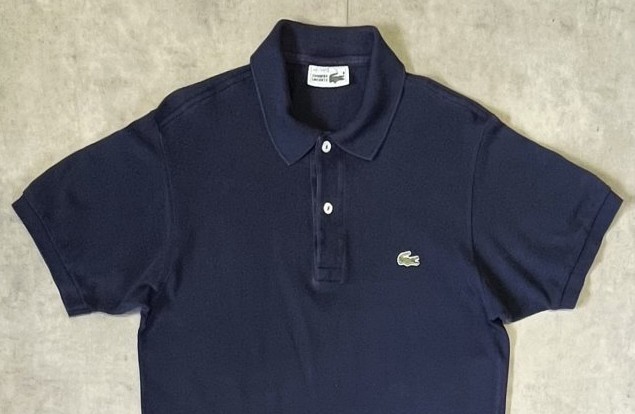 画像: 80'S CHEMISE LACOSTE ポロシャツ ネイビー フランス製 (VINTAGE)