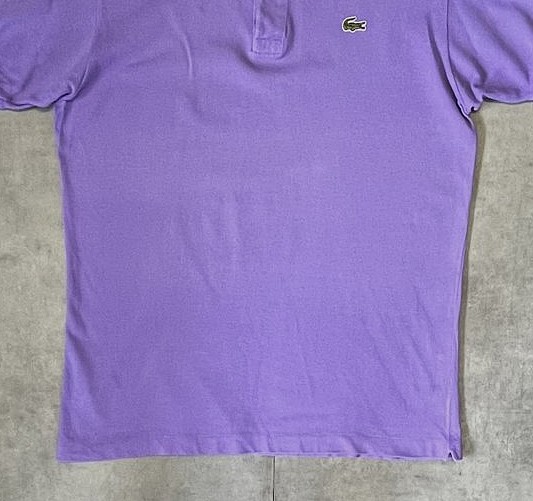 画像: 80'S CHEMISE LACOSTE ポロシャツ ライラック フランス製 (VINTAGE)