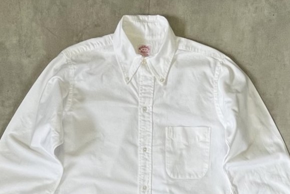 画像: 60'S BROOKS BROTHERS "MAKERS" 6ボタン オックスフォード BDシャツ ホワイト USA製 (VINTAGE)