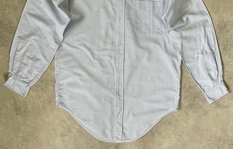 画像: 60'S BROOKS BROTHERS "MAKERS" 6ボタン オックスフォード BDシャツ ブルー USA製 (VINTAGE)