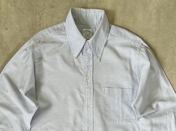 画像: 60'S BROOKS BROTHERS "MAKERS" 6ボタン オックスフォード BDシャツ ブルー USA製 (VINTAGE)