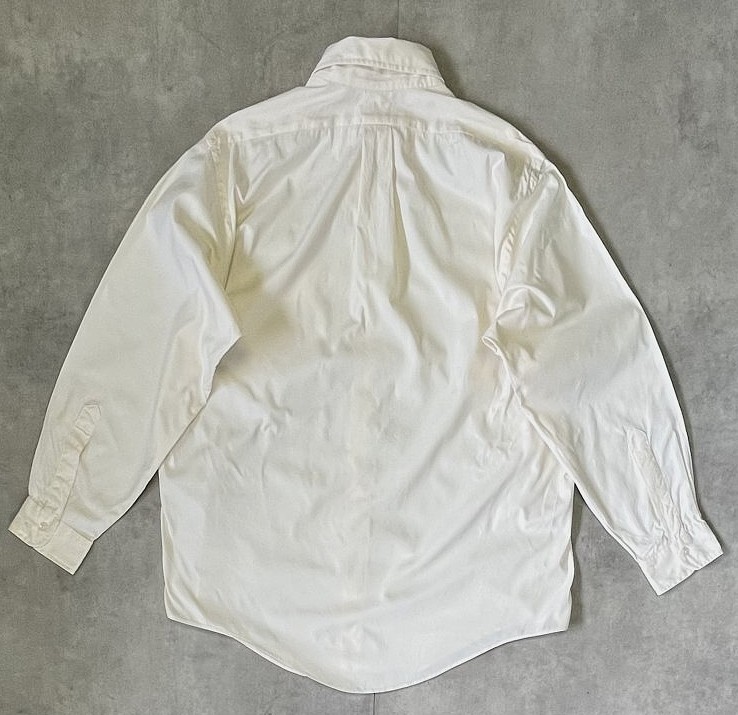 画像3: 90'S BROOKS BROTHERS "MAKERS" ピンオックス BDシャツ 生成り USA製 (VINTAGE)