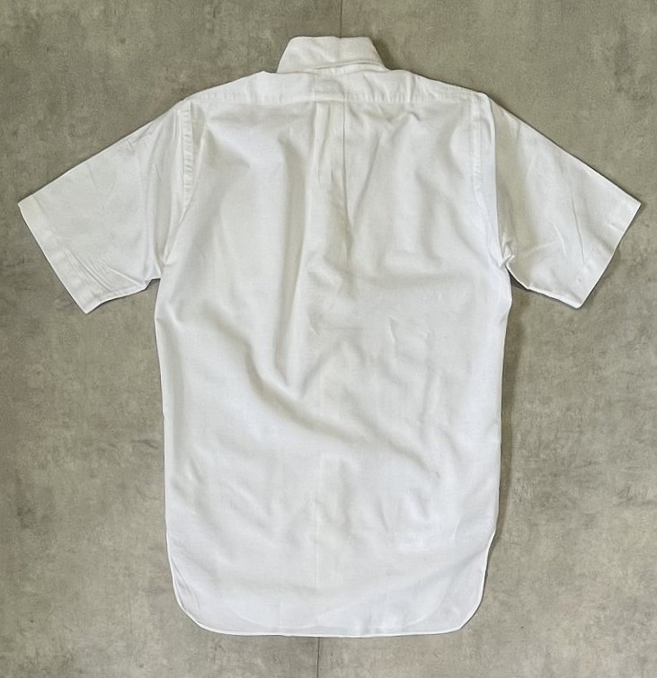 画像3: 60'S BROOKS BROTHERS "MAKERS" 6ボタン オックスフォード 半袖 BDシャツ ホワイト USA製 (VINTAGE)