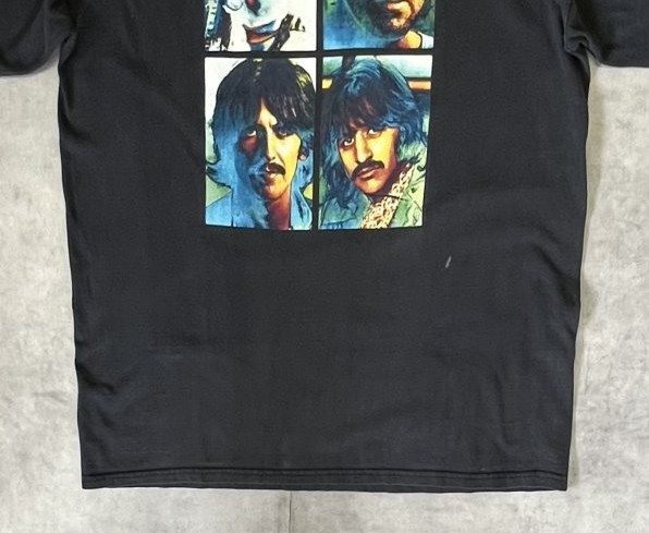 画像: 00'S THE BEATLES 半袖 Tシャツ フェードブラック (VINTAGE)