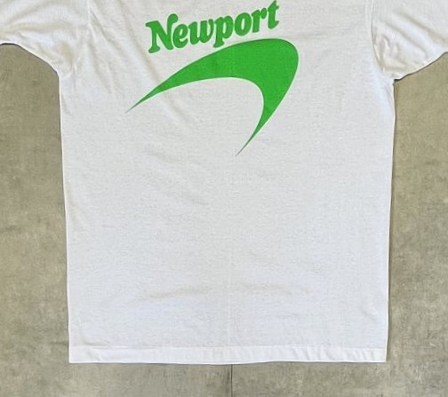 画像: 80'S NEWPORT シングルステッチ 半袖 Tシャツ ホワイト USA製 (DEADSTOCK)