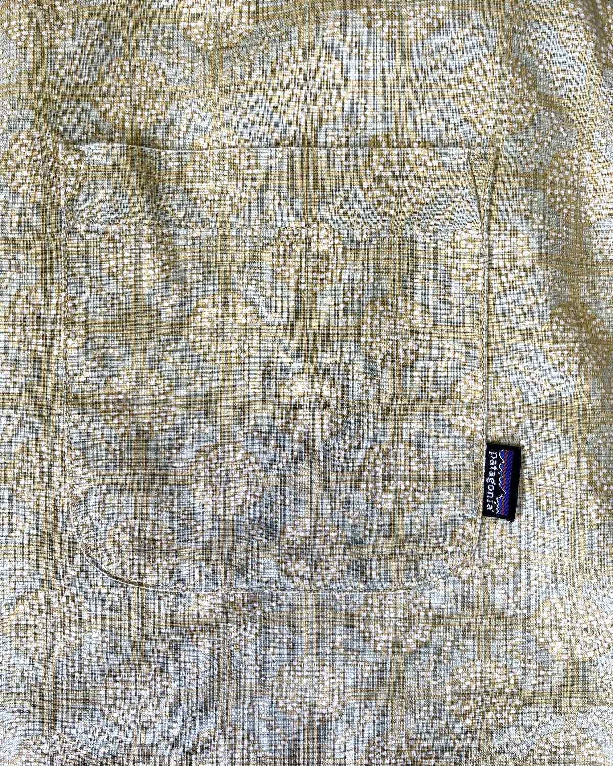 画像: 90'S PATAGONIA オーガニックコットン 半袖 ACシャツ 総柄 香港製 (VINTAGE)