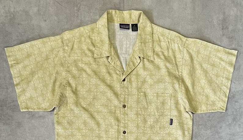 画像: 90'S PATAGONIA オーガニックコットン 半袖 ACシャツ 総柄 香港製 (VINTAGE)