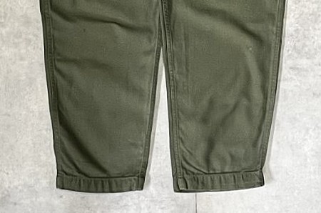 画像: 70'S アメリカ軍 US ARMY "OG107" コットンサテン ベイカーパンツ ミリタリーグリーン (VINTAGE)