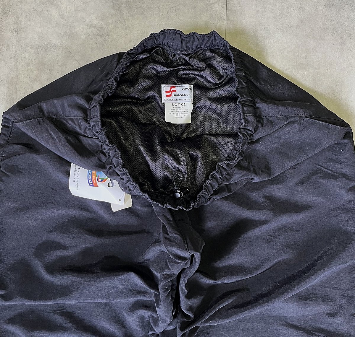 画像: アメリカ軍 US ARMY IPFU ナイロン トレーニングパンツ ブラック L-SHORT (DEADSTOCK)
