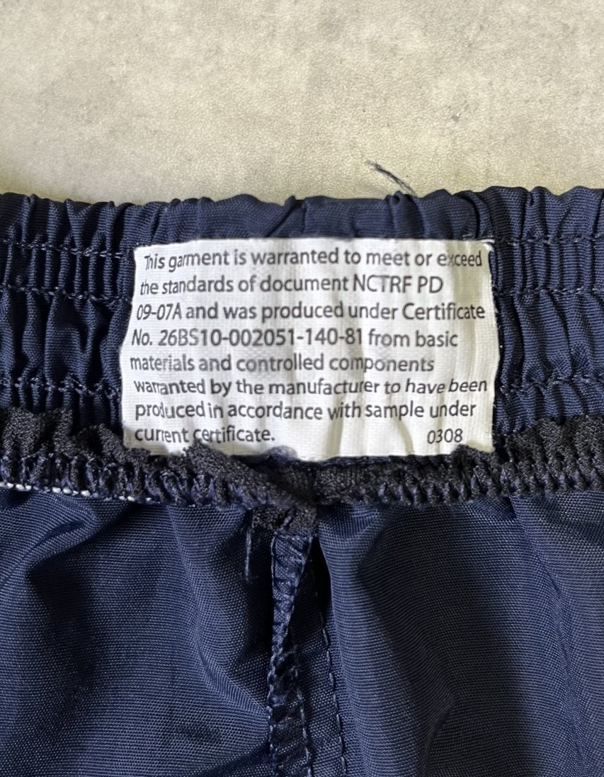 画像2: アメリカ軍 US NAVY ナイロン トレーニングショーツ ネイビー (VINTAGE)