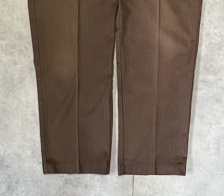 画像: 80'S DICKIES 874 チビタグ ワークパンツ フェードブラウン W38L31 42TALONジップ USA製 (VINTAGE)