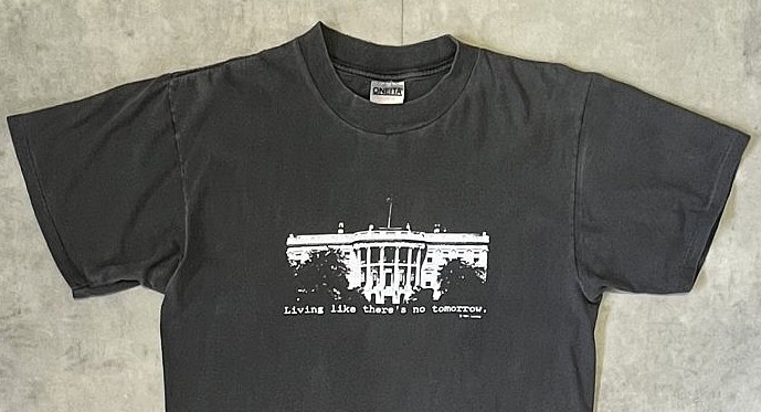 画像: 90'S MEDICINE MAN シングルステッチ 両面プリント 半袖 Tシャツ フェードブラック USA製 (VINTAGE)
