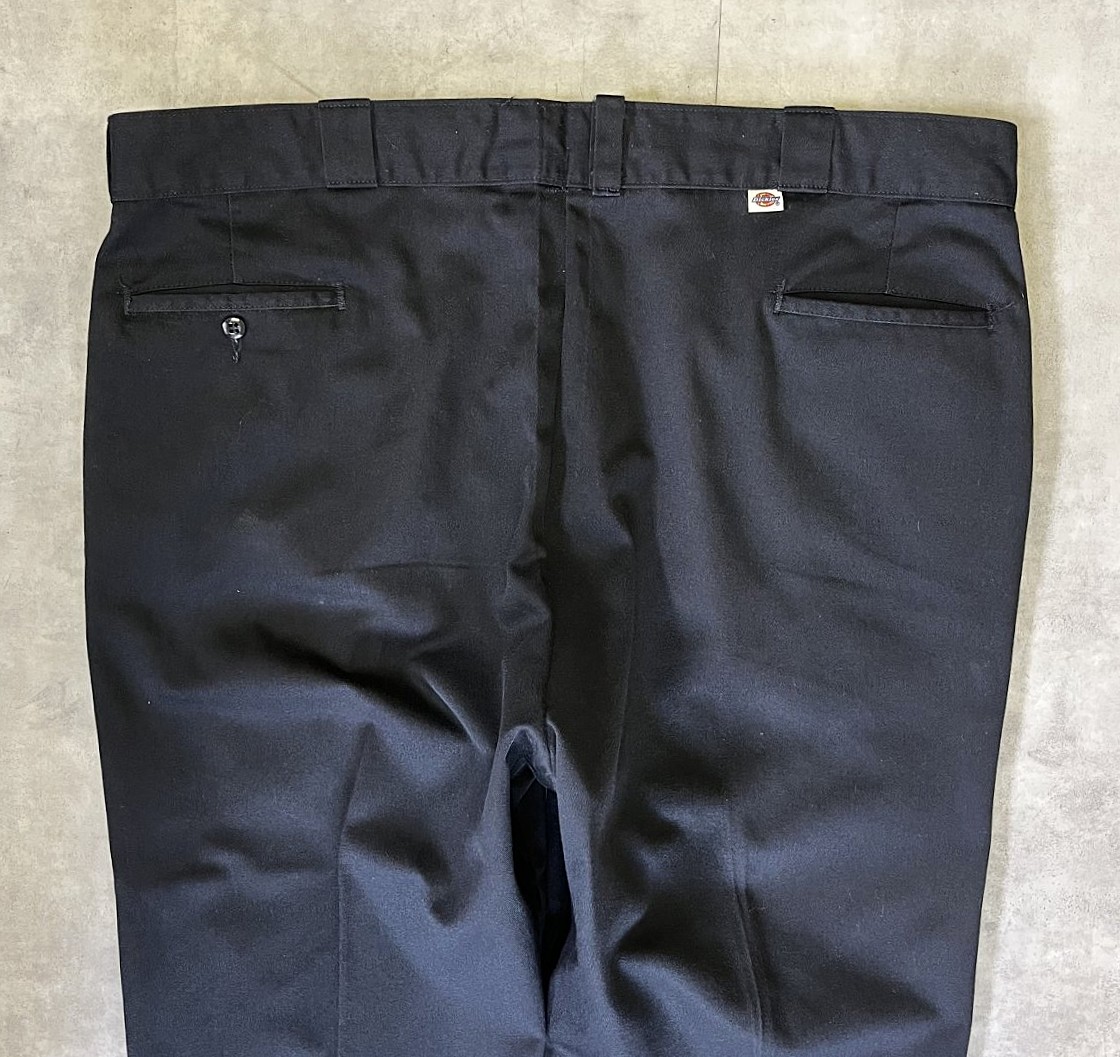 画像: 80'S DICKIES 874 チビタグ ワークパンツ ブラック W42L29 TALONジップ USA製 (VINTAGE)