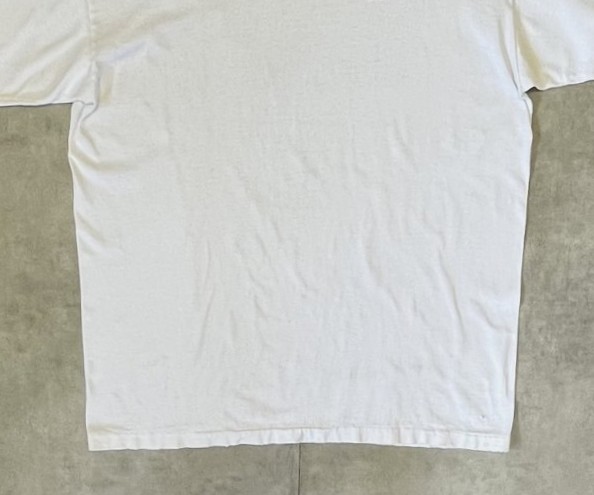 画像: 90'S JUST FOR FEET "NEW BALANCE 1600" シングルステッチ 両面＆袖プリント 半袖 Tシャツ ホワイト USA製 (VINTAGE)