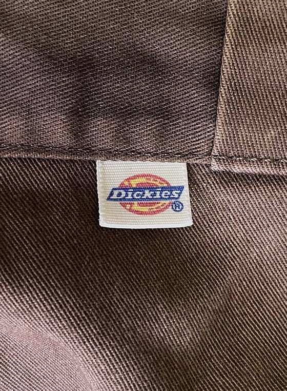 画像2: 80'S DICKIES 874 チビタグ ワークパンツ フェードブラウン W38L31 42TALONジップ USA製 (VINTAGE)