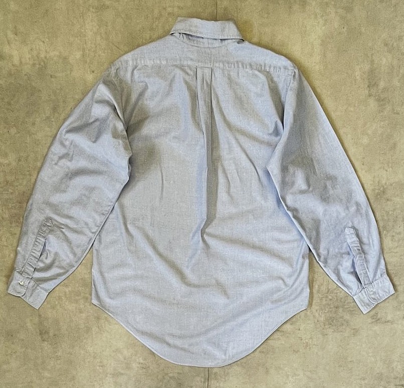 画像3: 70'S BROOKS BROTHERS "MAKERS" 6ボタン オックスフォード BDシャツ ブルー USA製 (VINTAGE)