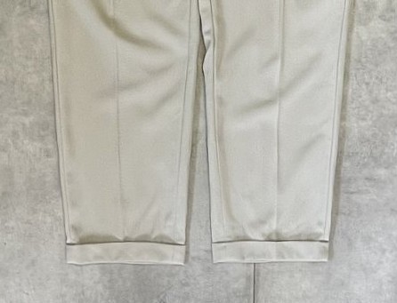 画像: 90'S RALPH LAUREN ツータック トロピカルウールパンツ ライトベージュ イタリア製 (VINTAGE)