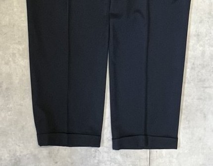画像: 00'S BROOKS BROTHERS ツータック トロピカルウールパンツ ダークネイビー USA製 (VINTAGE)