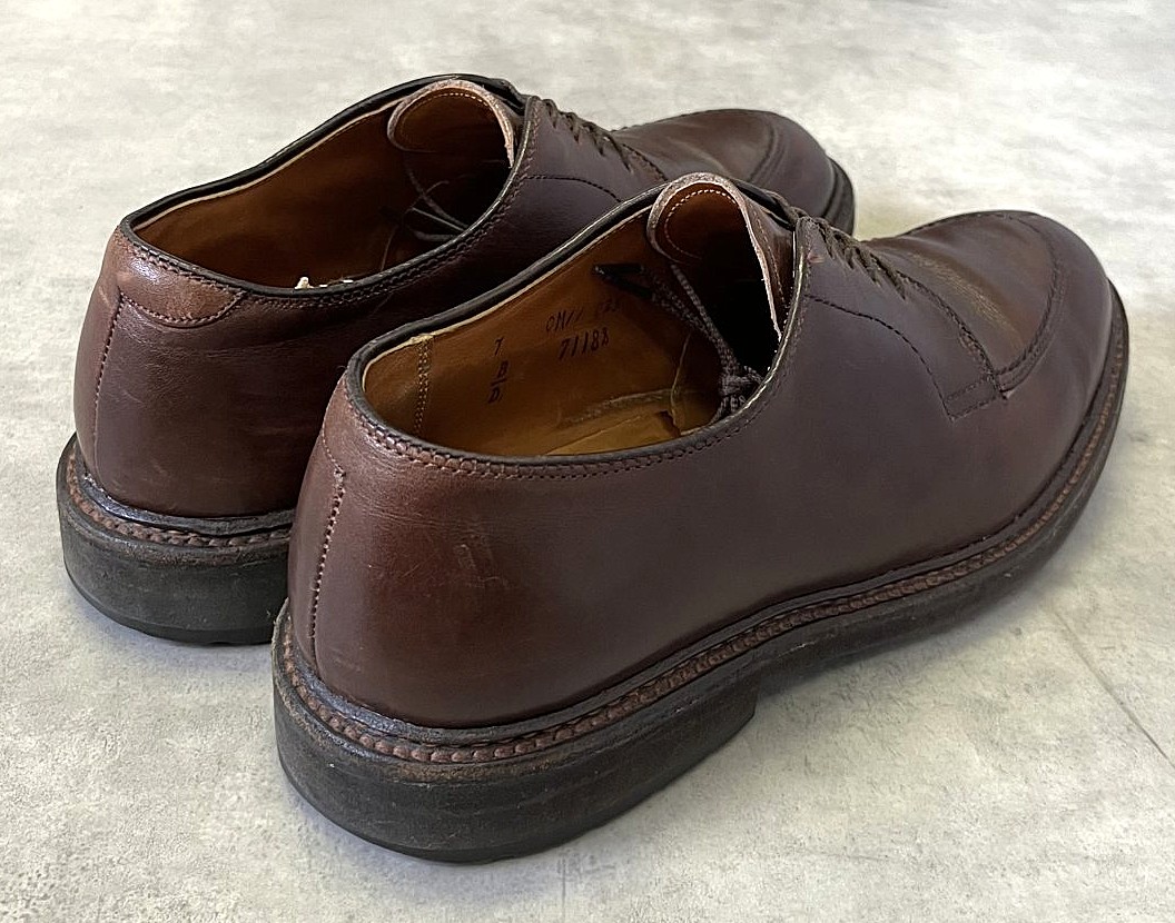 画像3: ALDEN "CAPE COD COLLECTION" 7118S Uチップ レザーシューズ ブラウン USA製 (USED)