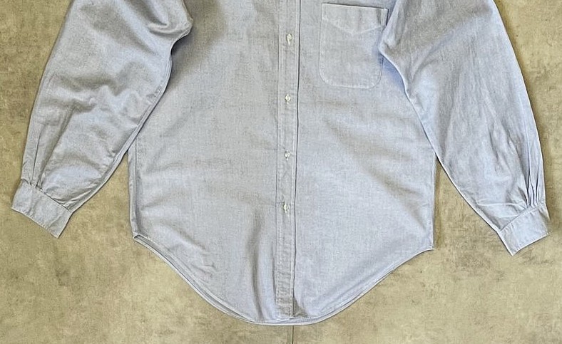 画像: 70'S BROOKS BROTHERS "MAKERS" 6ボタン オックスフォード BDシャツ ブルー USA製 (VINTAGE)
