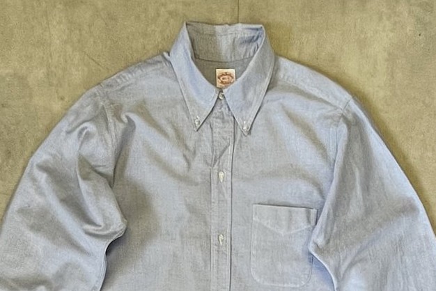 画像: 70'S BROOKS BROTHERS "MAKERS" 6ボタン オックスフォード BDシャツ ブルー USA製 (VINTAGE)