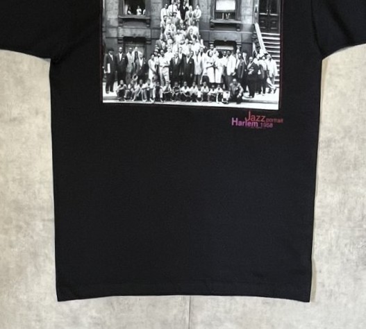 画像: 90'S ART KANE "HARLEM 1958" FOTOFOLIO シングルステッチ 半袖 Tシャツ ブラック (DEADSTOCK)