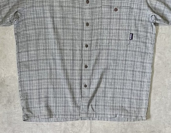 画像: 01'S PATAGONIA オーガニックコットン 半袖 ACシャツ チェック柄 ポルトガル製 (VINTAGE)
