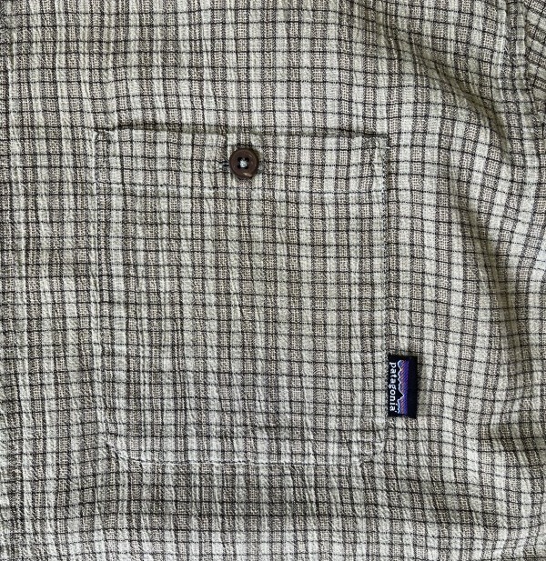 画像: 03'S PATAGONIA オーガニックコットン 半袖 ACシャツ チェック柄 ポルトガル製 (VINTAGE)