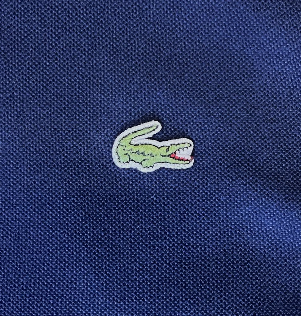 画像: 80'S CHEMISE LACOSTE ポロシャツ ネイビー フランス製 (VINTAGE)