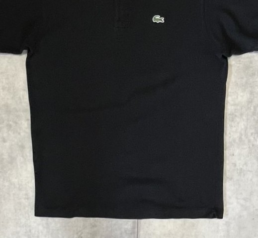 画像: 80'S CHEMISE LACOSTE ポロシャツ ブラック フランス製 (VINTAGE)