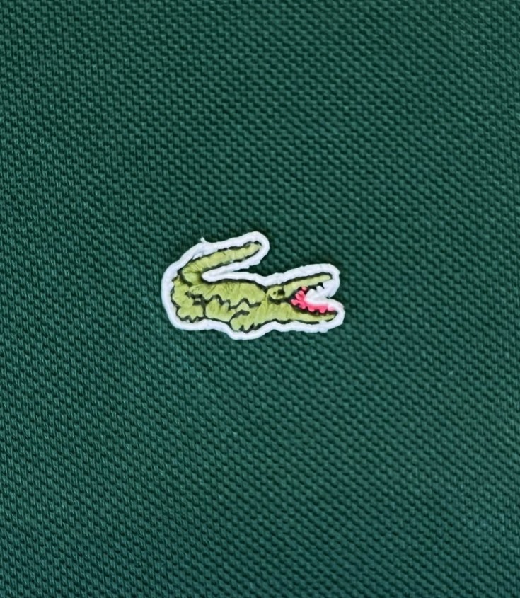 画像: 80'S CHEMISE LACOSTE ポロシャツ ダークグリーン フランス製 (VINTAGE)