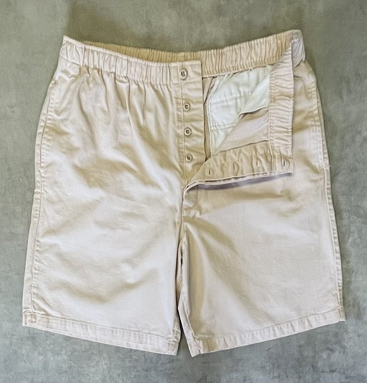 画像3: 90'S J.CREW 旧タグ チノショーツ ベージュ USA製 (VINTAGE)