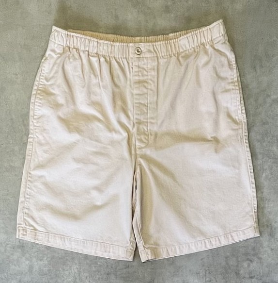 画像1: 90'S J.CREW 旧タグ チノショーツ ベージュ USA製 (VINTAGE)