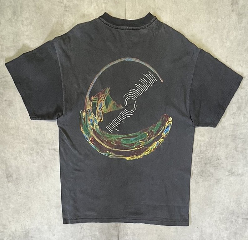 画像4: 90'S JETHRO TULL "25th ANNIVERSARY TOUR" 両面プリント シングルステッチ 半袖 Tシャツ フェードブラック (VINTAGE)