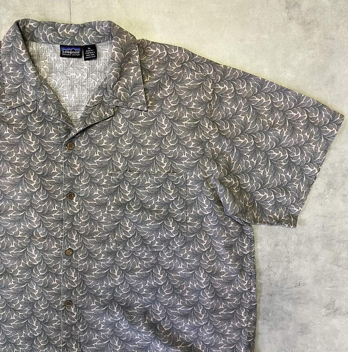 画像: 90'S PATAGONIA オーガニックコットン 半袖 ACシャツ 総柄 香港製 (VINTAGE)
