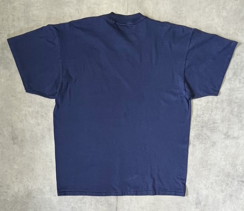画像4: 90'S VILLAGE SCHOOL シングルステッチ 半袖 Tシャツ ネイビー (VINTAGE)