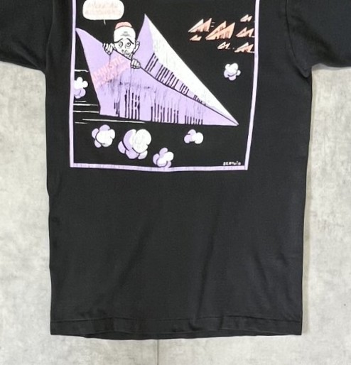 画像: 90'S BERTHIO "AMNESTY INTERNATIONAL" シングルステッチ 半袖 Tシャツ ブラック カナダ製 (VINTAGE)