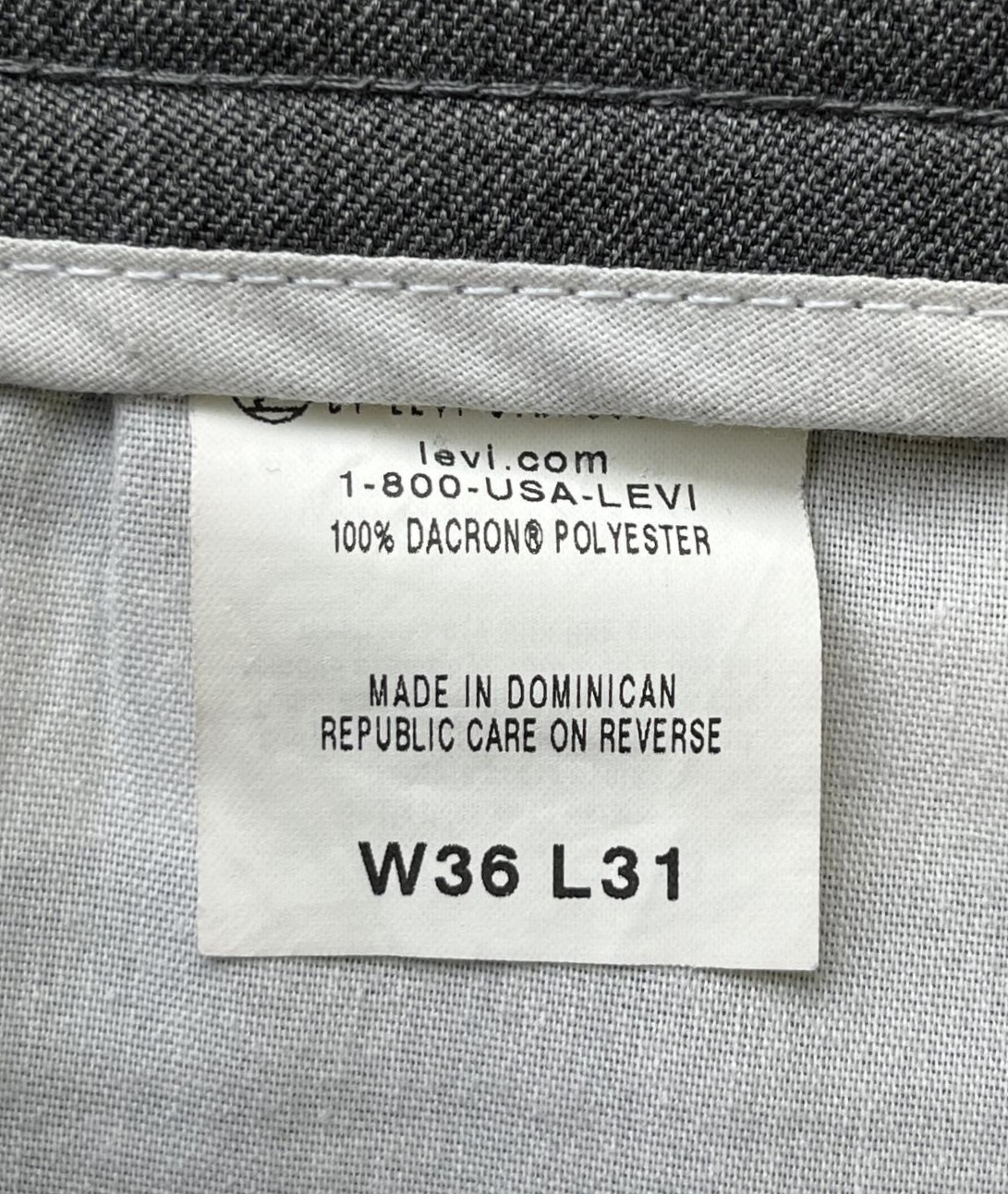 画像4: LEVIS "ACTION SLACKS" スラックス ヘザーグレー (VINTAGE)