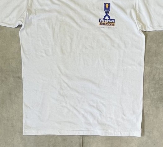 画像: 90'S WINDOWS SOLUTIONS '94 シングルステッチ 両面プリント 半袖 Tシャツ ホワイト USA製 (VINTAGE)