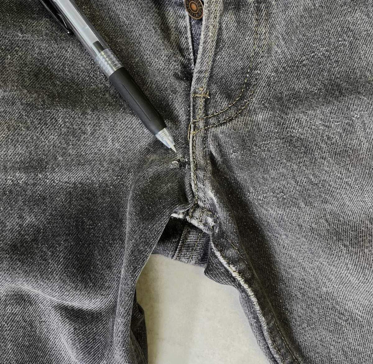 画像5: 90'S LEVIS 501 デニム 先染めブラック W33L30 USA製 (VINTAGE)