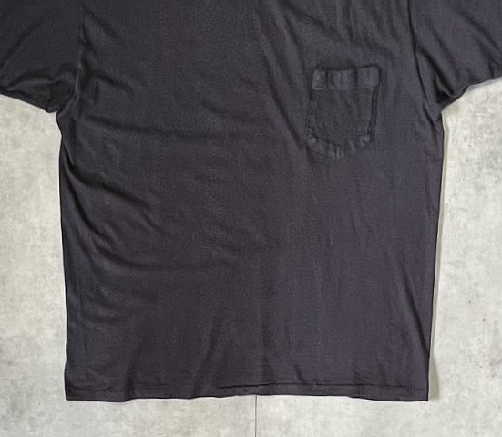 画像: 90'S JOCKEY シングルステッチ ポケット付き 半袖 Tシャツ ブラック USA製 (VINTAGE)