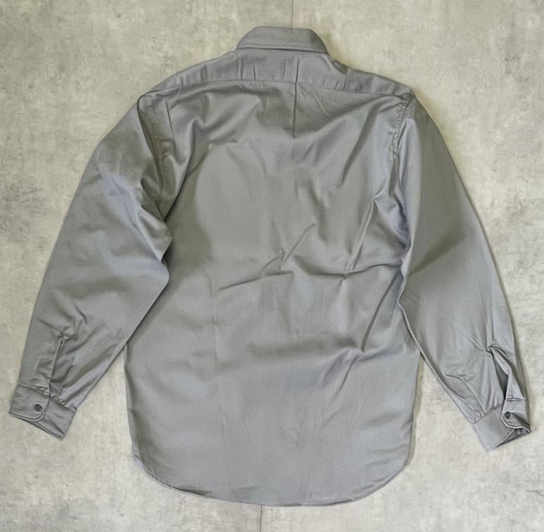 画像6: 50'S BIG SMITH コットン100% マチ付き 長袖 ワークシャツ グレー USA製 (DEADSTOCK)