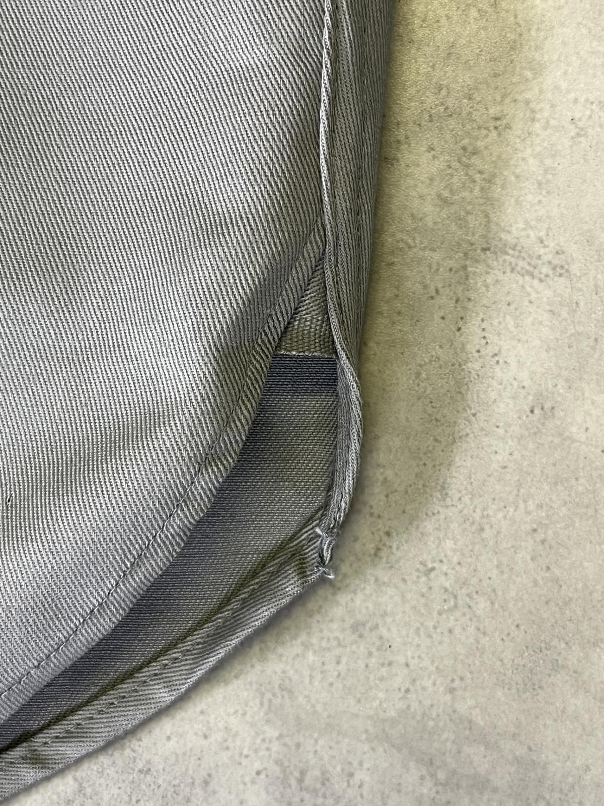 画像4: 50'S BIG SMITH コットン100% マチ付き 長袖 ワークシャツ グレー USA製 (DEADSTOCK)