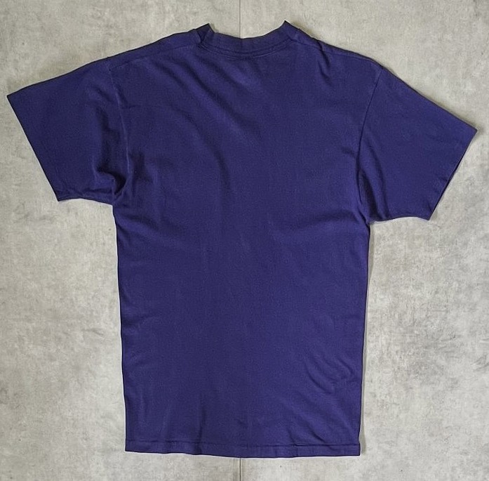 画像4: 90'S FRUIT OF THE LOOM シングルステッチ 耳付きポケット 半袖 Tシャツ ネイビー USA製 (VINTAGE)