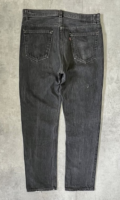 画像3: 90'S LEVIS 501 デニム 先染めブラック W36L30 USA製 (VINTAGE)