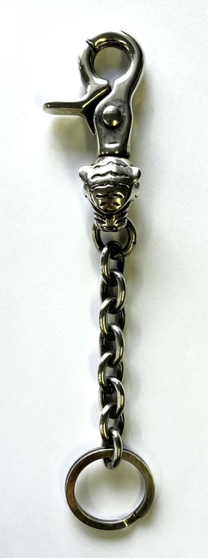 画像1: VIN'S "NASKAN KEYHOLDER LONG" AZUKI ANTIQUE SILVER (NEW)