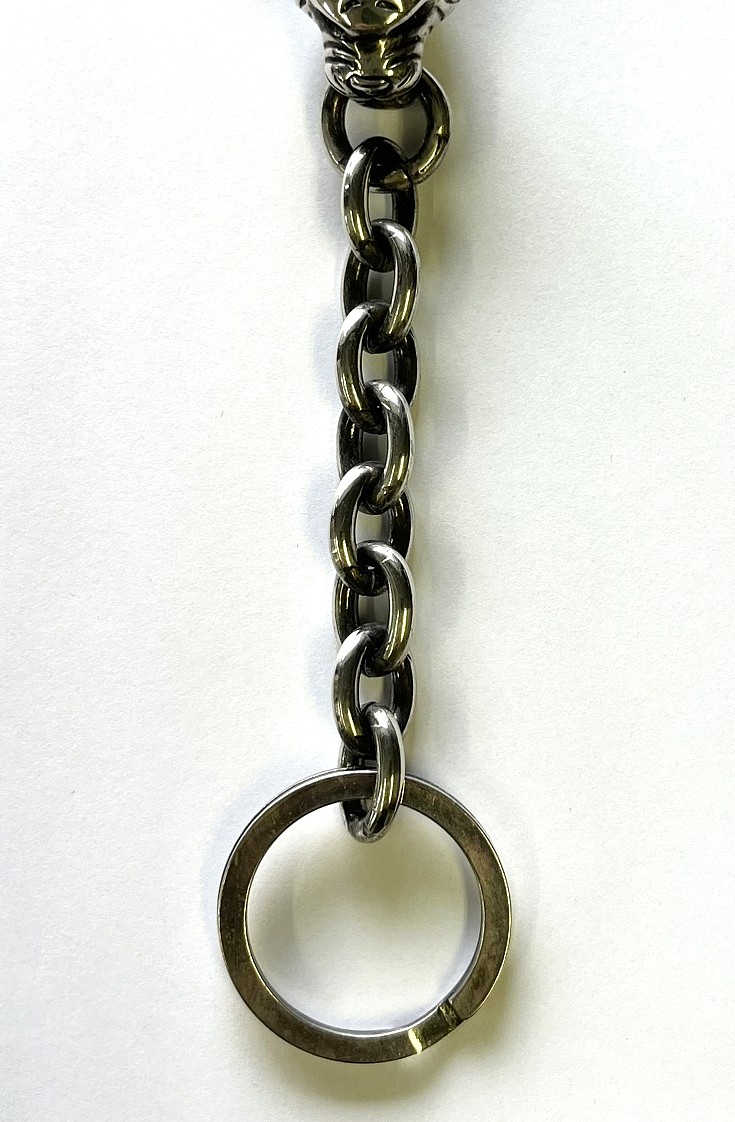 画像3: VIN'S "NASKAN KEYHOLDER LONG" AZUKI ANTIQUE SILVER (NEW)