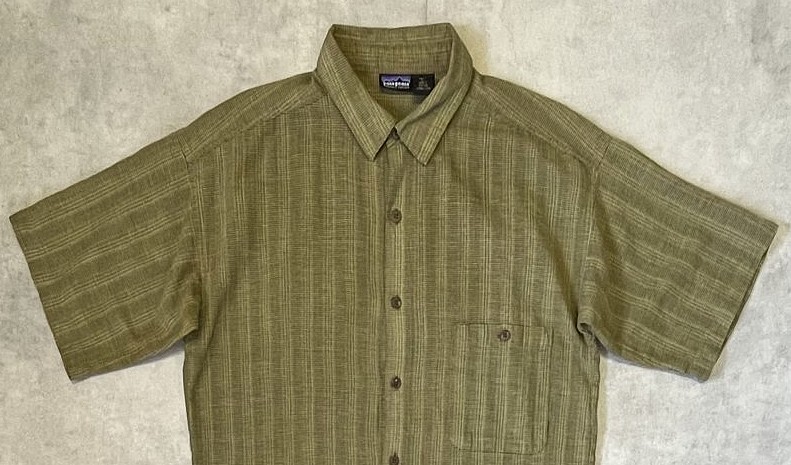 画像: 90'S PATAGONIA オーガニックコットン 半袖 ACシャツ チェック柄 ポルトガル製 (VINTAGE)
