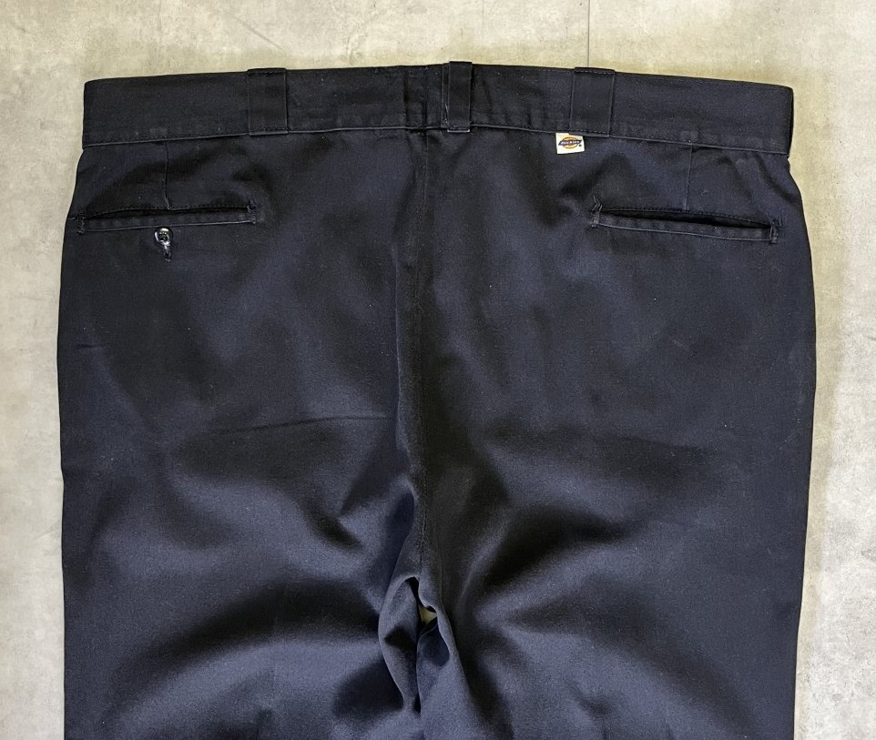 画像: 80'S DICKIES 874 チビタグ ワークパンツ ブラック W42L30 USA製 (VINTAGE)