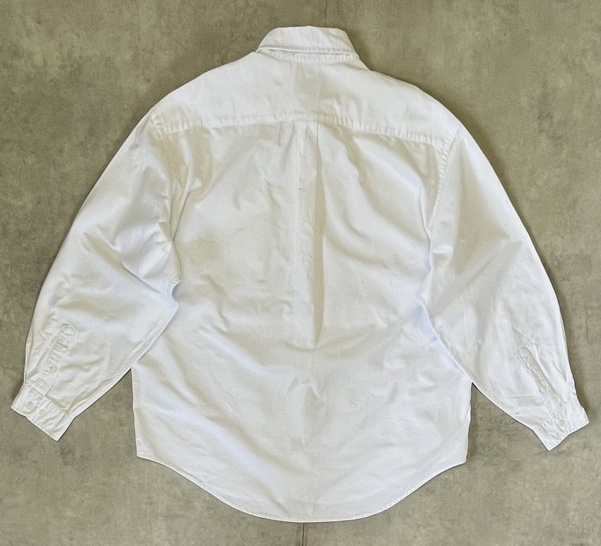画像3: 90'S GAP 旧タグ オックスフォード 長袖 BDシャツ ホワイト (VINTAGE)